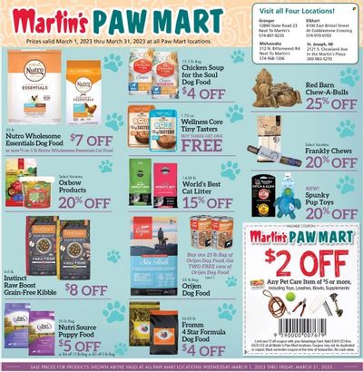 Martin’s (IN, MI) Weekly Ad Flyer Specials March 1 to March 31, 2023
