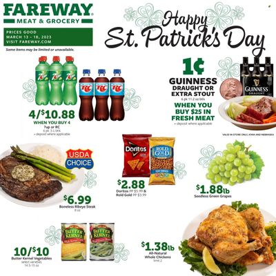 Fareway (IA) Weekly Ad Flyer Specials March 13 to March 18, 2023