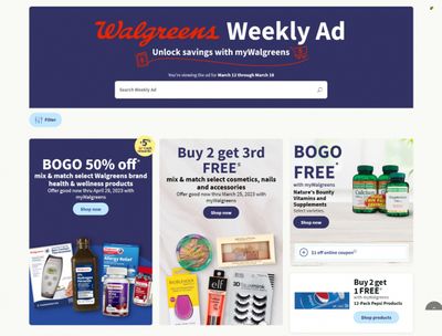 Walgreens Weekly Ad Flyer Specials March 12 to March 18, 2023
