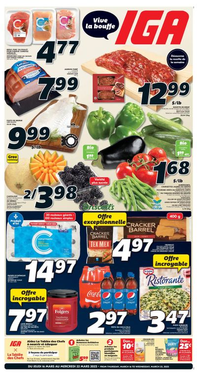 IGA (QC) Flyer March 16 to 22