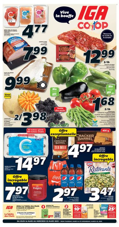 IGA (NB) Flyer March 16 to 22