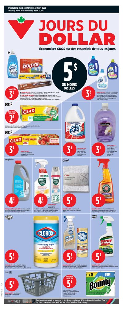 Canadian Tire (QC) Flyer March 16 to 22