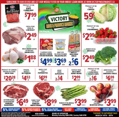 Victory Meat Market Flyer March 14 to 18
