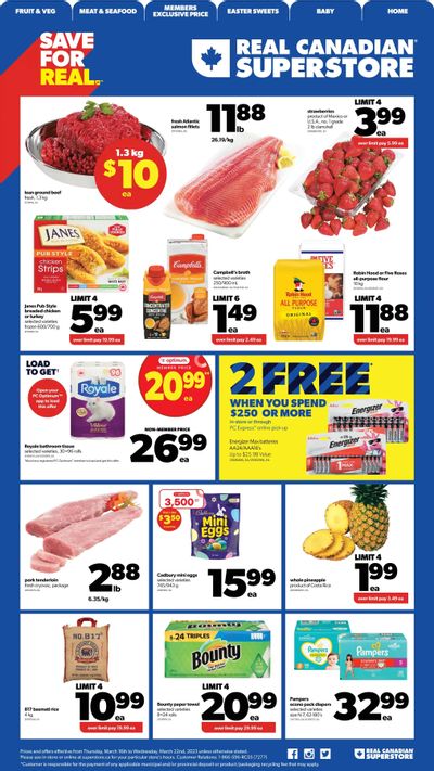 Real Canadian Superstore (ON) Flyer March 16 to 22