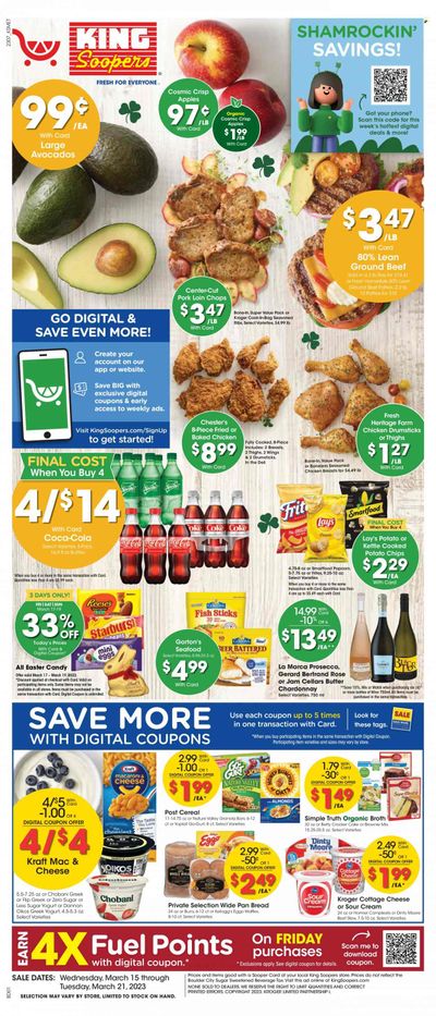 King Soopers (CO) Weekly Ad Flyer Specials March 15 to March 21, 2023