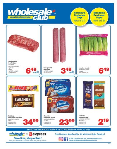 Wholesale Club (West) Flyer March 16 to April 5