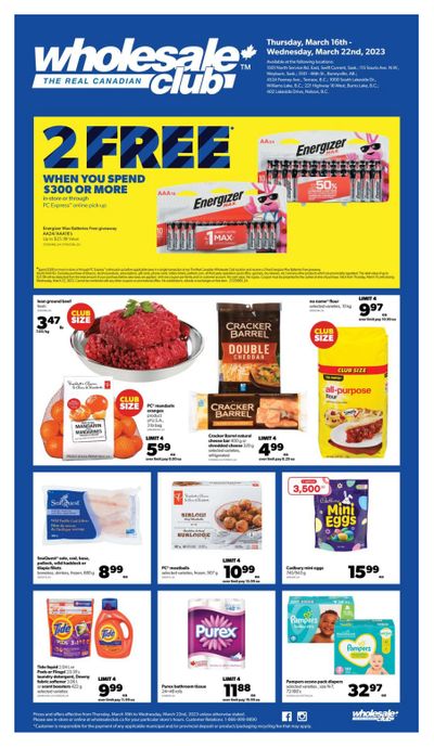 Real Canadian Wholesale Club Flyer March 16 to 22