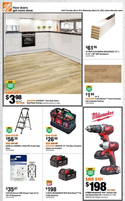 Home Depot (Atlantic) Flyer March 16 to 22
