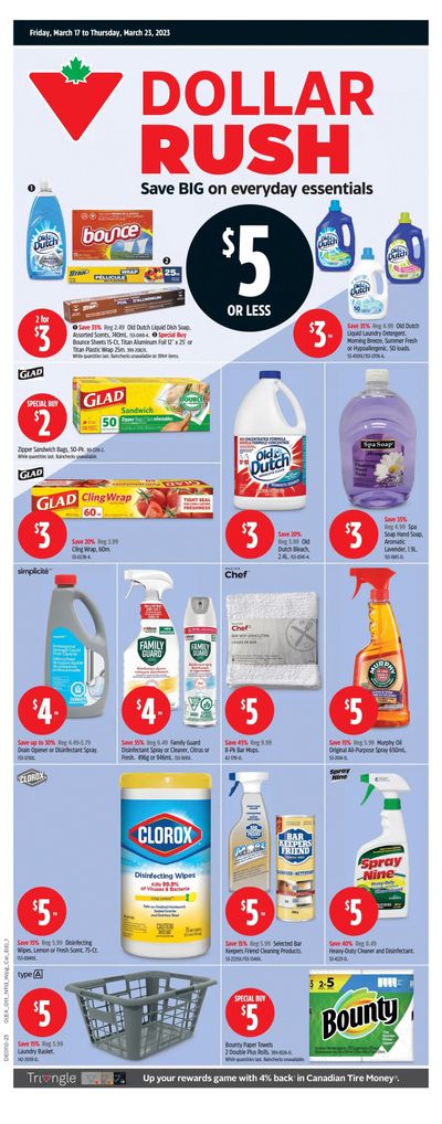 Canadian Tire (Atlantic) Flyer March 17 to 23