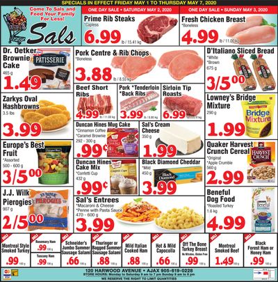 Sal's Grocery Flyer May 1 to 7