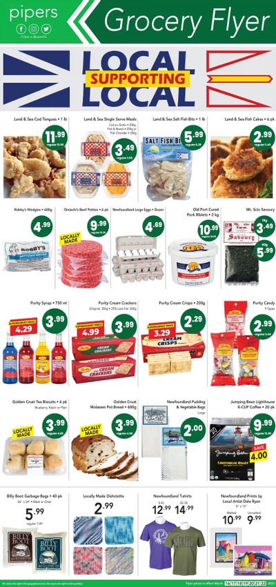 Pipers Superstore Flyer March 16 to 22
