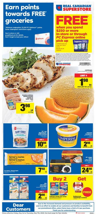 Real Canadian Superstore (West) Flyer May 1 to 7
