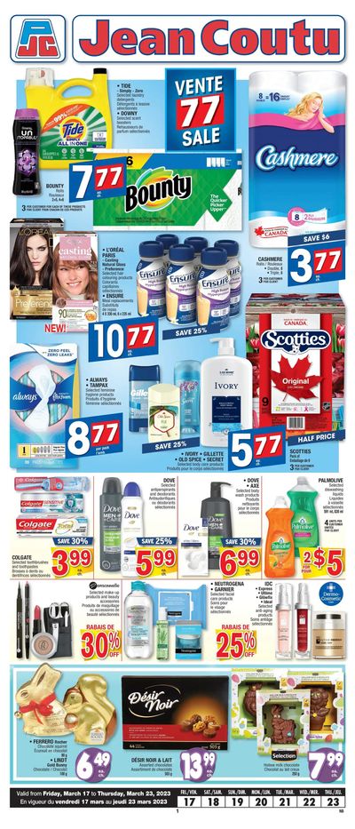 Jean Coutu (NB) Flyer March 17 to 23