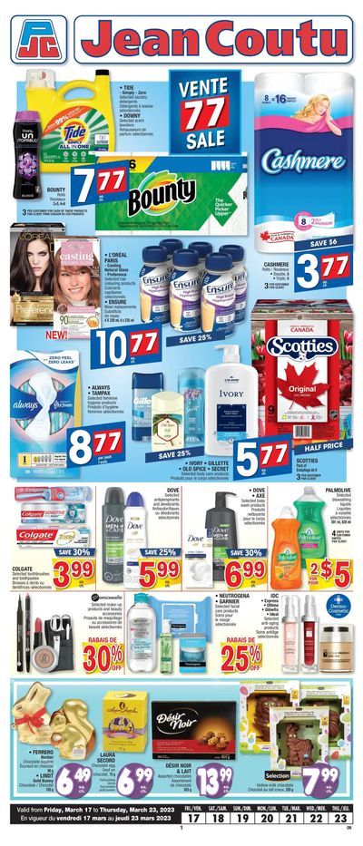 Jean Coutu (ON) Flyer March 17 to 23