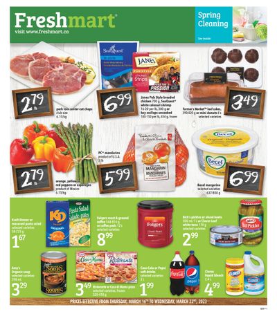 Freshmart (West) Flyer March 16 to 22