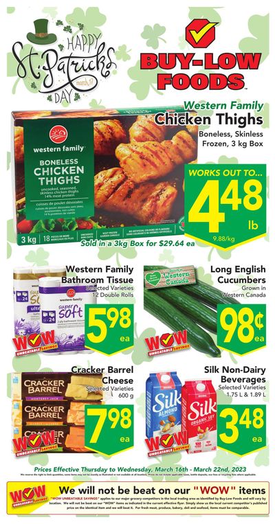 Buy-Low Foods Flyer March 16 to 22