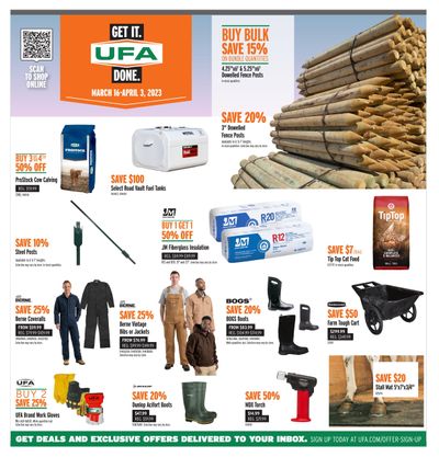 UFA Co-operative Limited Flyer March 16 to April 3