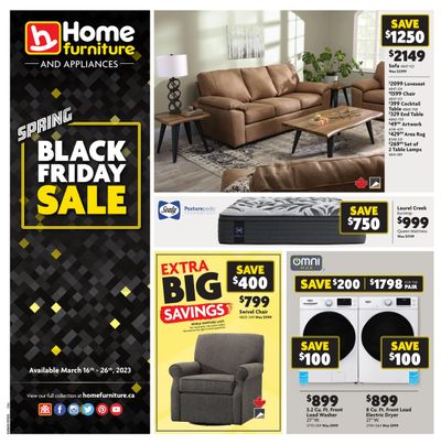 Home Furniture (ON) Flyer March 16 to 26