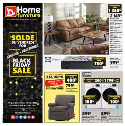 Home Furniture (QC) Flyer March 16 to 26