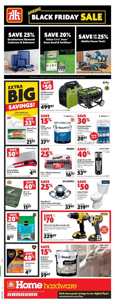 Home Hardware (ON) Flyer March 16 to 22