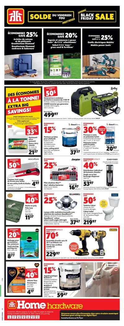 Home Hardware (QC) Flyer March 16 to 22