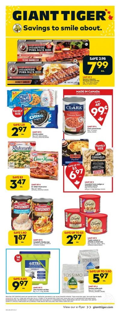 Giant Tiger Canada Flyer Deals March 15th – 21st