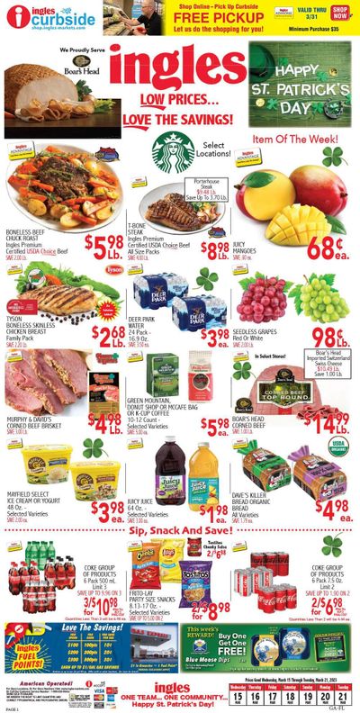 Ingles (GA, NC, SC, TN) Weekly Ad Flyer Specials March 15 to March 21, 2023