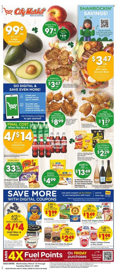 City Market (CO, UT, WY) Weekly Ad Flyer Specials March 15 to March 21, 2023