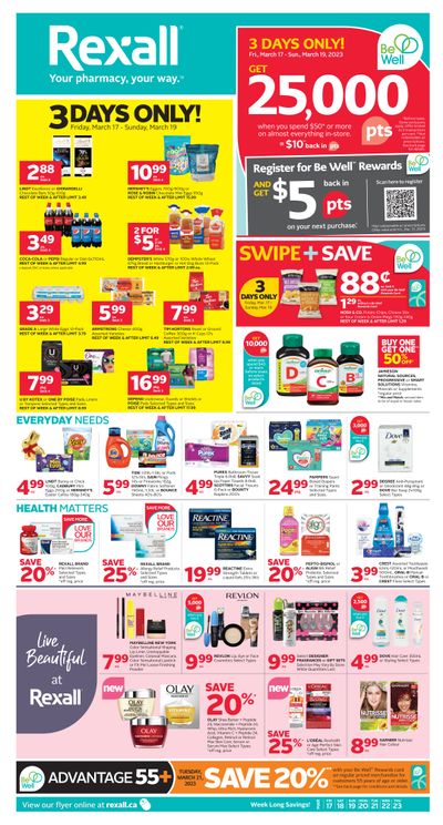 Rexall (BC) Flyer March 17 to 23
