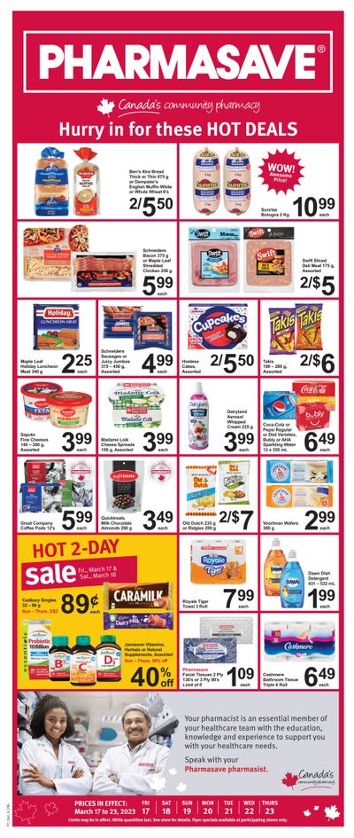 Pharmasave (Atlantic) Flyer March 17 to 23