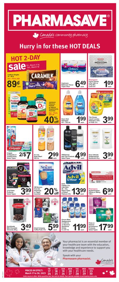 Pharmasave (ON) Flyer March 17 to 30