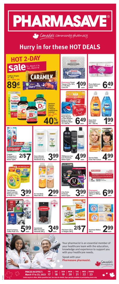 Pharmasave (West) Flyer March 17 to 23 Pharmasave (West) Flyer March 17 to 23