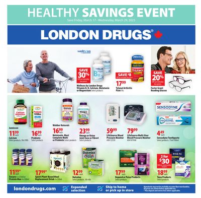 London Drugs Healthy Savings Event Flyer March 17 to 29