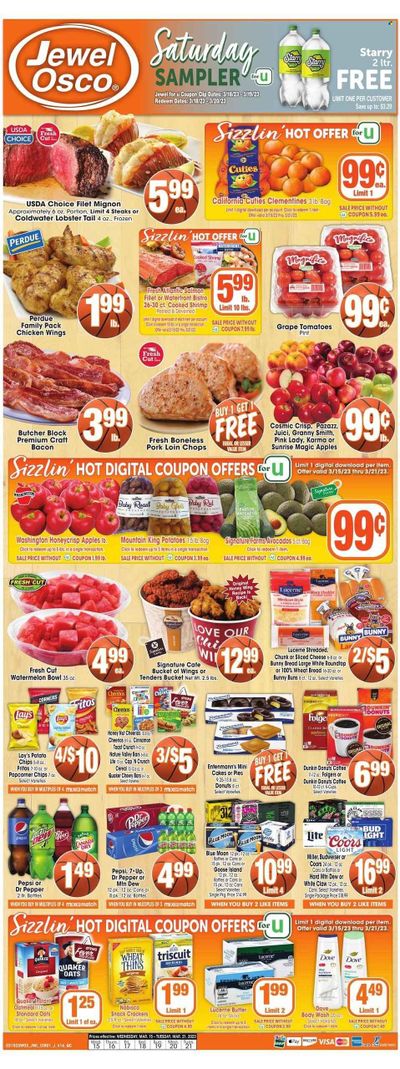Jewel Osco (IL) Weekly Ad Flyer Specials March 15 to March 21, 2023