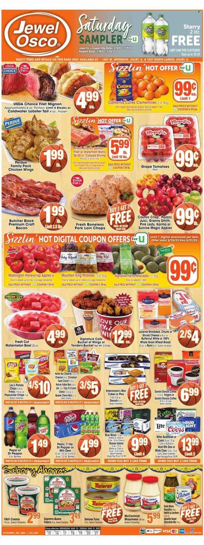 Jewel Osco (IL) Weekly Ad Flyer Specials March 15 to March 21, 2023