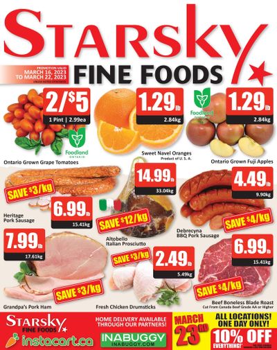 Starsky Foods Flyer March 16 to 22