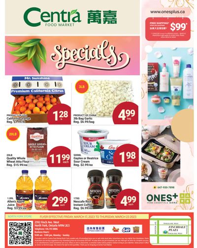 Centra Foods (North York) Flyer March 17 to 23