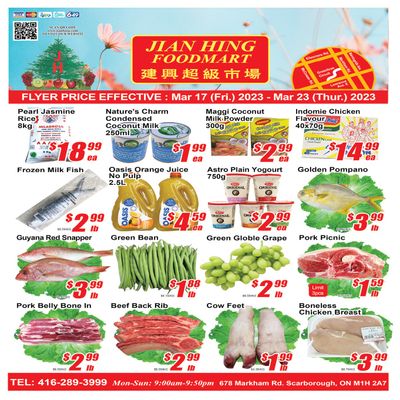 Jian Hing Foodmart (Scarborough) Flyer March 17 to 23