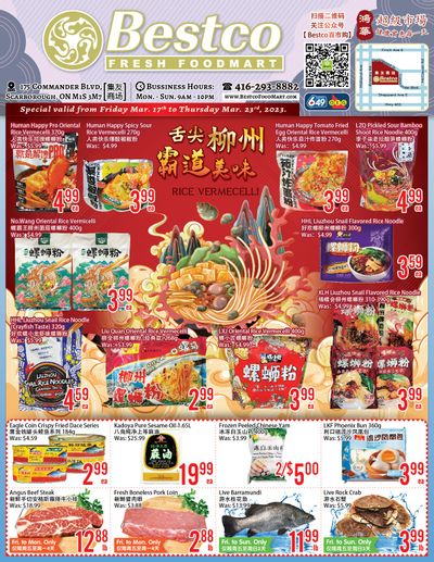 BestCo Food Mart (Scarborough) Flyer March 17 to 23