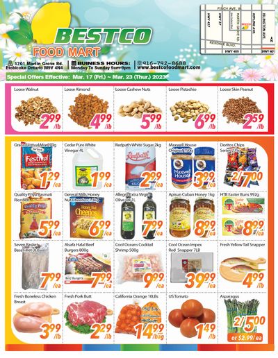 BestCo Food Mart (Etobicoke) Flyer March 17 to 23