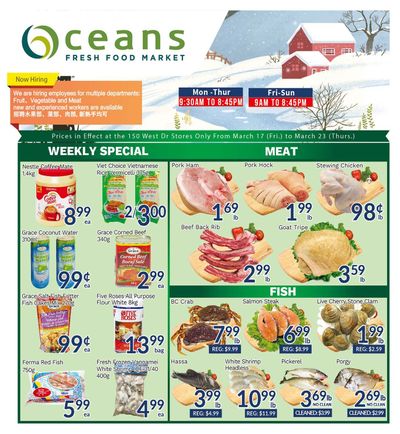 Oceans Fresh Food Market (West Dr., Brampton) Flyer March 17 to 23