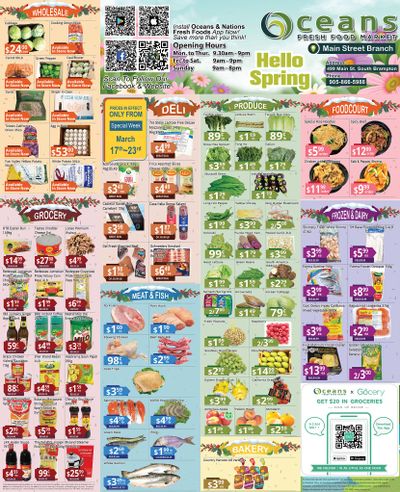 Oceans Fresh Food Market (Main St., Brampton) Flyer March 17 to 23