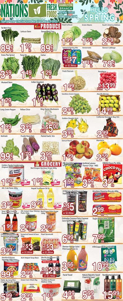Nations Fresh Foods (Hamilton) Flyer March 17 to 23