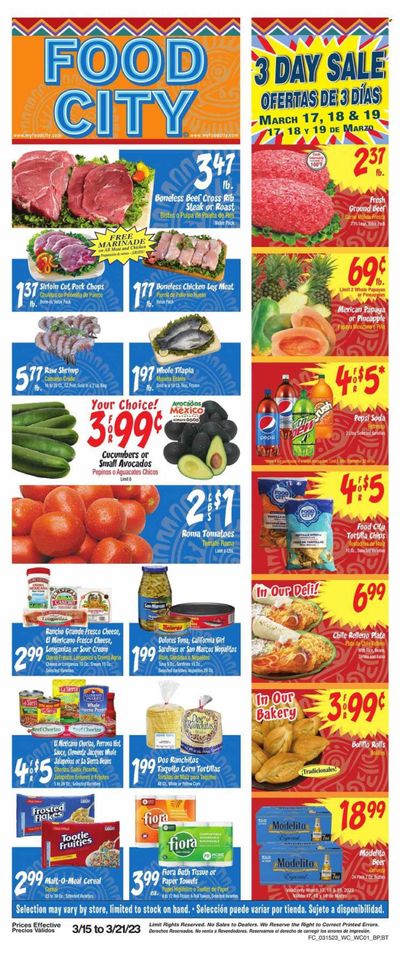 Food City (AZ) Weekly Ad Flyer Specials March 15 to March 21, 2023