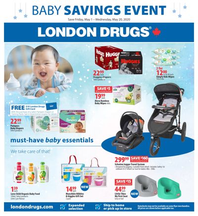 London Drugs Baby Savings Event Flyer May 1 to 20