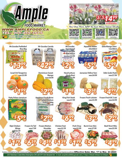 Ample Food Market (Brampton) Flyer March 17 to 23