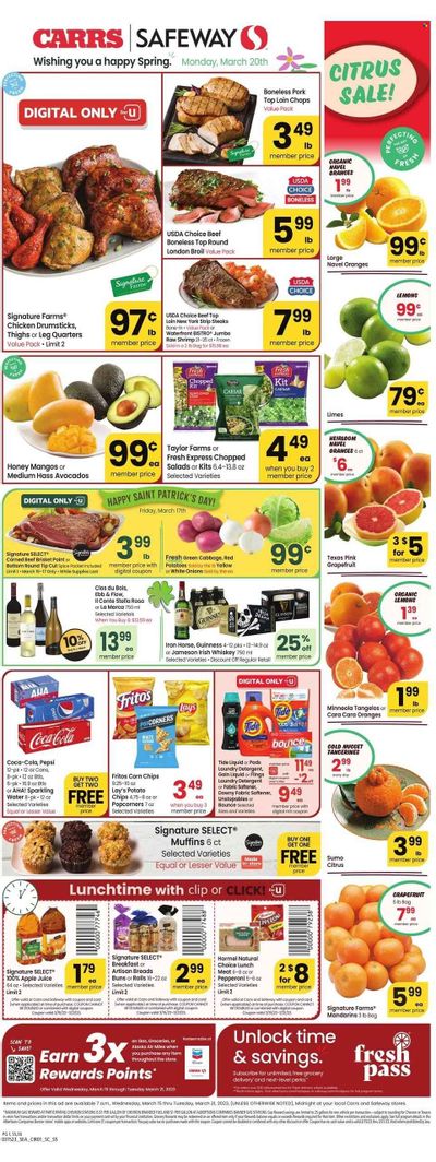 Safeway (AK) Weekly Ad Flyer Specials March 15 to March 21, 2023