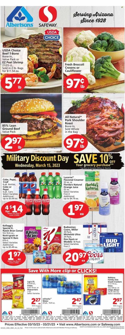 Safeway (AZ) Weekly Ad Flyer Specials March 15 to March 21, 2023