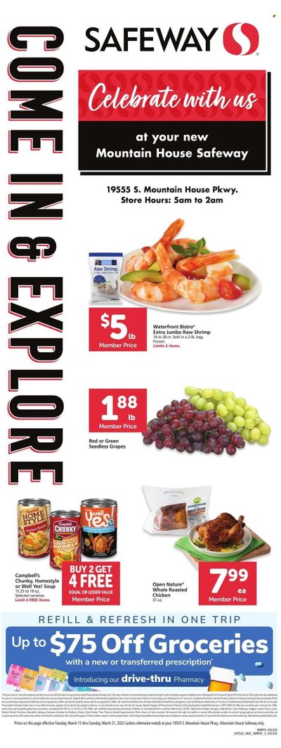 Safeway (CA) Weekly Ad Flyer Specials March 15 to March 21, 2023