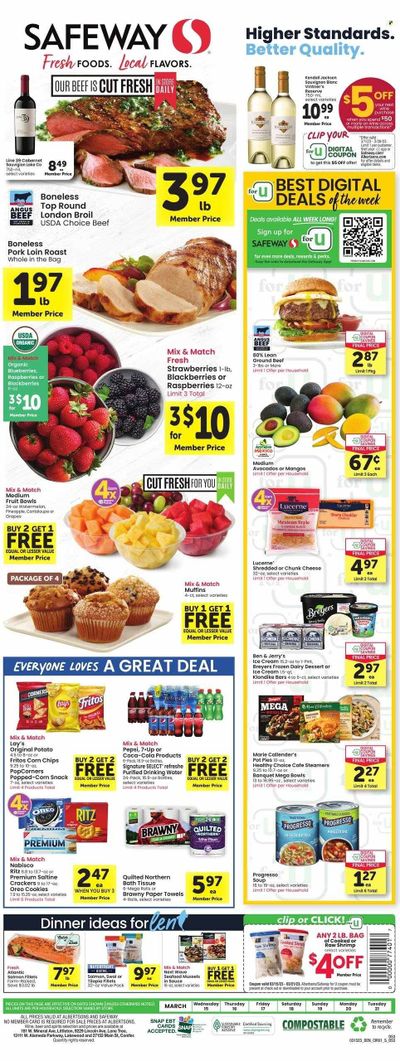 Safeway (CO) Weekly Ad Flyer Specials March 15 to March 21, 2023